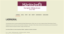 Desktop Screenshot of hoeritroepfli.ch